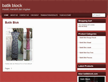 Tablet Screenshot of batikblock.com